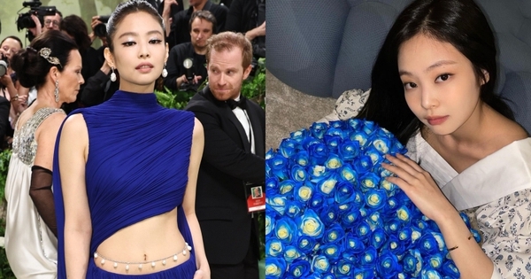Ý nghĩa tinh tế phía sau bộ váy “hoa hồng xanh” mà Jennie diện đến Met Gala 2024