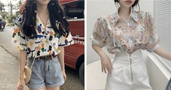 Cách phối áo sơ mi và quần short cá tính cho nàng diện ngày hè