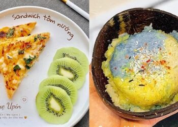 Khéo tay biến món ăn sáng của con như dự tiệc, mẹ 9x được khen nức nở