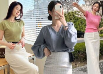 4 mẫu áo phù hợp để mặc với chân váy suông