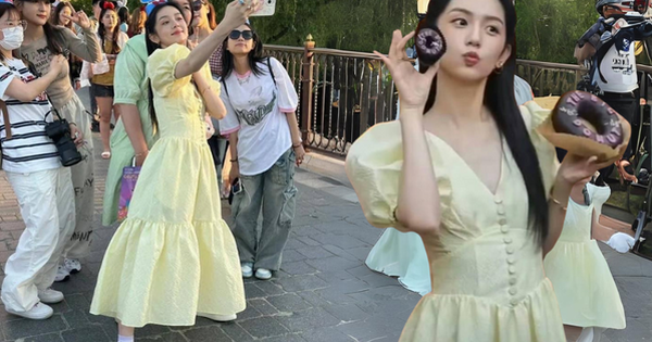 Cô gái được ví như công chúa Disneyland Thượng Hải hóa ra là “tiểu hoa” đang hot xứ Trung