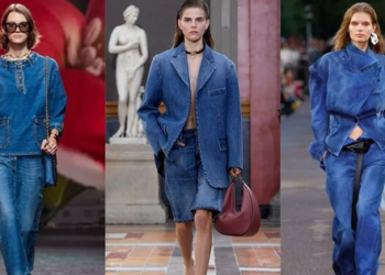 Xu hướng trang phục denim phủ sóng mùa hè 2024