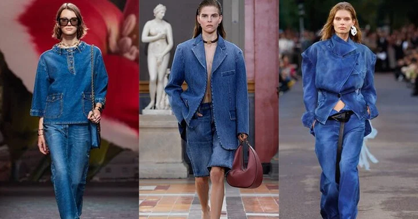 Xu hướng trang phục denim phủ sóng mùa hè 2024