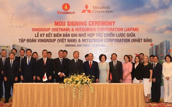 Vingroup và Mitsubishi Corporation ký MOU hợp tác chiến lược toàn diện
