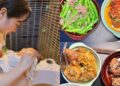 Thương em đẻ khó, chị gái đảm nhận chức “đầu bếp” cho những bữa cơm cữ, thành quả được khen nức nở