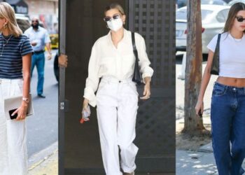 Bà xã Justin Bieber là “cao thủ” diện quần ống rộng, phối đồ đơn giản nhưng vẫn sang xịn mịn