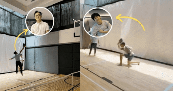 Đẳng cấp Cường Đô La: Quây luôn 1 góc siêu biệt thự làm sân pickleball xịn đét, Subeo chiến cực hay