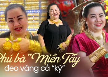 Hội “phú bà” miền Tây gọi tên cô Út: Vàng đeo kín người, nhà có 6 chị em đều mê diện vàng
