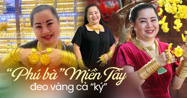 Hội “phú bà” miền Tây gọi tên cô Út: Vàng đeo kín người, nhà có 6 chị em đều mê diện vàng