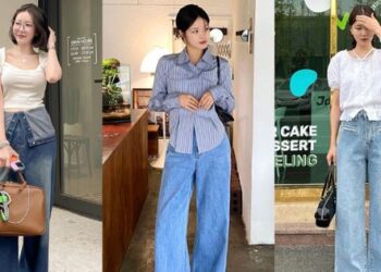 10 cách mặc quần jeans ống rộng chuẩn sành điệu trong mùa hè nóng bức