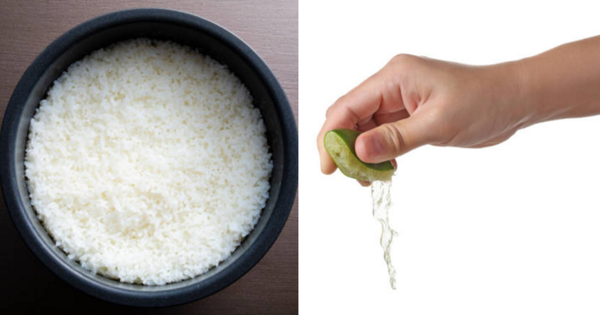 Vắt vài giọt nước cốt chanh vào nồi cơm trước khi nấu có tác dụng gì?