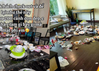 “Bãi chiến trường” đoàn du khách để lại cho chủ villa ở Hạ Long khiến nhiều người sốc nặng