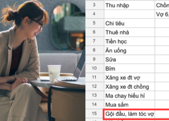 Bảng chi tiêu của cô vợ khiến MXH “dậy sóng”: Tháng nào cũng chi 2 triệu làm tóc, dù hết tiền cũng không cắt giảm