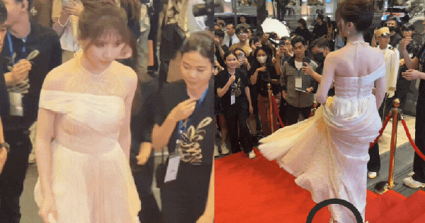 Hoà Minzy đẹp bất chấp cam thường trên thảm đỏ, bước đi để lộ điểm khiến dân tình phải nể