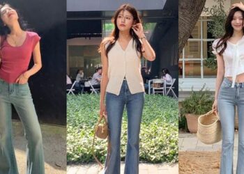 10 cách phối đồ nổi bật với quần jeans ống loe đang “hot”