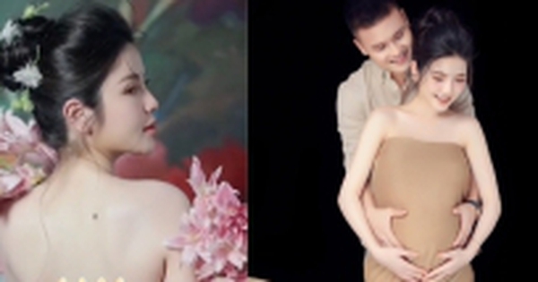 Chu Thanh Huyền khoe lưng trần gợi cảm, không ngại lộ khuyết điểm trong hậu trường chụp ảnh bầu cùng Quang Hải