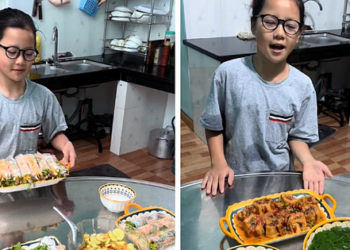 Nhỏ xíu đã có tài nấu ăn, bé gái Lạng Sơn sở hữu clip triệu view nhờ những món ngon truyền thống gia đình Việt