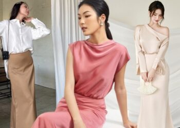 9 mẫu chân váy lụa dáng dài từ 150k tôn dáng hiệu quả và ghi điểm sang chảnh
