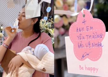 Phương Oanh khóc nấc đón 2 bé Rồng về biệt thự, tấm thiệp gây tò mò về mối quan hệ với con riêng của chồng