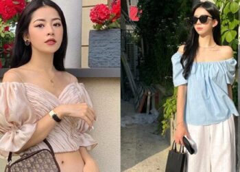 Mix đồ cùng áo trễ vai – hot trend của mùa hè này