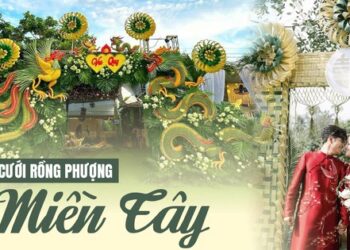 Cổng cưới miền Tây “cây nhà lá vườn” mà có chiếc giá cả trăm triệu: Nghe “ông trùm” làm nghề này tiết lộ mới hiểu vì sao đắt đến thế!