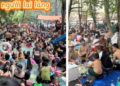 Cảnh tượng chen chúc tại một khu du lịch trong dịp lễ 30/4 khiến nhiều người “nhìn thôi đã thấy khó thở”