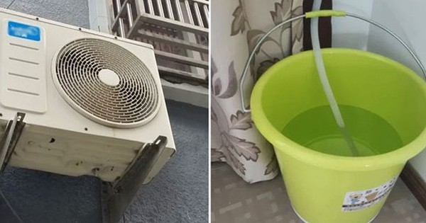 Nước chảy ra từ điều hòa liệu có an toàn? Đổ đi quá lãng phí, giữ lại làm 4 việc sau