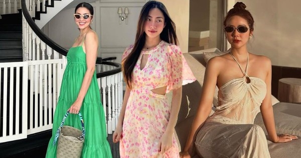 10 cách mặc váy maxi đi biển tham khảo từ các mỹ nhân Việt