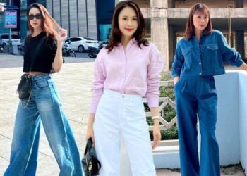 Phong cách diện quần jeans của Hồng Diễm ngày càng xuất sắc, phụ nữ trên 40 tuổi nên học hỏi