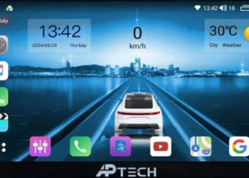 Xu hướng màn hình ô tô Android Aptech chính hãng năm 2024