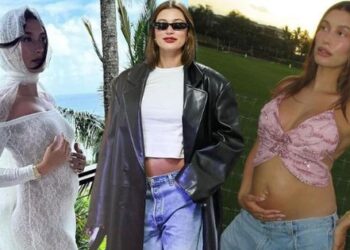 Bầu bì tháng thứ 6, Hailey Bieber vẫn siêu “slay” dẫu diện toàn item cơ bản: Món số 3 giúp giấu bụng đỉnh nhất