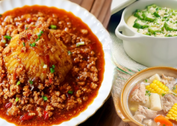 Thực đơn 3 món vừa bổ dưỡng thơm ngon lại đẹp mắt như nhà hàng, mang đãi khách thì miễn chê