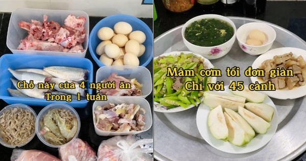 Quy tắc chi tiêu “siêu nhân” của cô vợ ở Thái Bình: Dùng 473k để mua thức ăn cả tuần cho 4 người