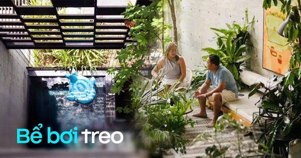 Cặp vợ chồng xây nhà có thiết kế bể bơi treo siêu độc đáo, giành giải thưởng căn nhà của năm
