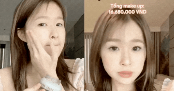 Tiểu thư Chao khoe mặt mộc khiến 1,3 triệu người u mê, tự bóc đồ makeup rồi “giật mình” vì số tiền “khủng”