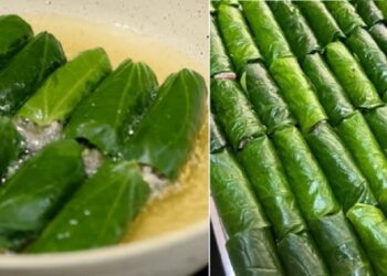 Khi làm chả cuốn lá lốt nên chọn cuốn mặt gân hay mặt láng sẽ ngon nhất?