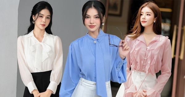 9 mẫu sơ mi “bánh bèo” từ 300k, giúp style tới công sở thêm phần điệu đà, nữ tính