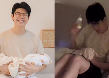 MC Chuyển động 24h phờ phạc vừa chăm con cả đêm vừa đi làm, được vợ khen “bố bỉm Truyền hình” đảm đang