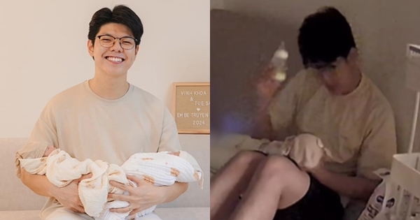 MC Chuyển động 24h phờ phạc vừa chăm con cả đêm vừa đi làm, được vợ khen “bố bỉm Truyền hình” đảm đang