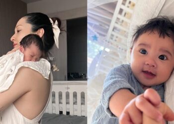 Bảo Anh cũng về đội nghiện con thôi, nhìn cái cách trò chuyện với con gái là biết u mê lắm rồi