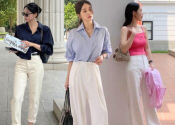 10 cách mặc quần trắng sành điệu trong mọi hoàn cảnh