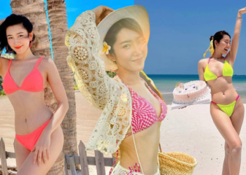Gọi Thúy Ngân là “chiến thần” bikini hệ màu với tủ đồ rực rỡ không để đâu cho hết