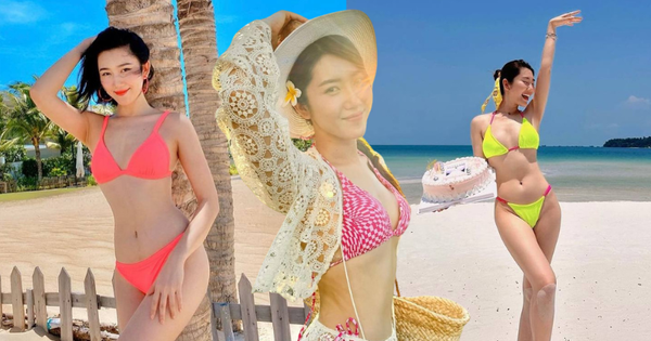 Gọi Thúy Ngân là “chiến thần” bikini hệ màu với tủ đồ rực rỡ không để đâu cho hết