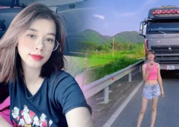 Hot girl Thái Nguyên lái xe tải 30 tấn, một mình là nữ đi họp mặt hội lái xe với 200 người đàn ông