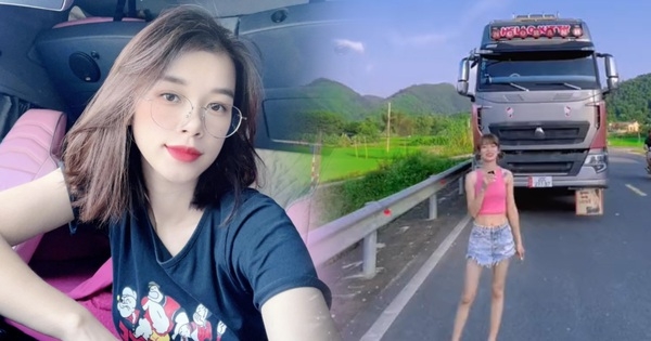 Hot girl Thái Nguyên lái xe tải 30 tấn, một mình là nữ đi họp mặt hội lái xe với 200 người đàn ông