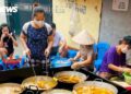 Quán bánh rán mặn hơn 30 năm ở Hồ Tây không biển hiệu vẫn hút khách