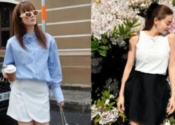 10 cách mặc chân váy ngắn tôn dáng tối ưu, giúp vẻ ngoài của phụ nữ trên 40 tuổi thêm sang trọng