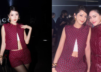 Chi Pu thả dáng cực slay, thân thiết cùng Mai Davika và dàn sao Thái tại event Gucci