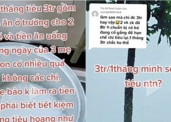 Lại thêm một bà mẹ chỉ tiêu 3 triệu/tháng dù nuôi 2 con nhỏ, nhìn bảng chi tiêu mà không dám tin vào mắt