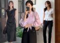 Gợi ý 10 set đồ gọn gàng để chị em mặc đi làm trong ngày mưa gió